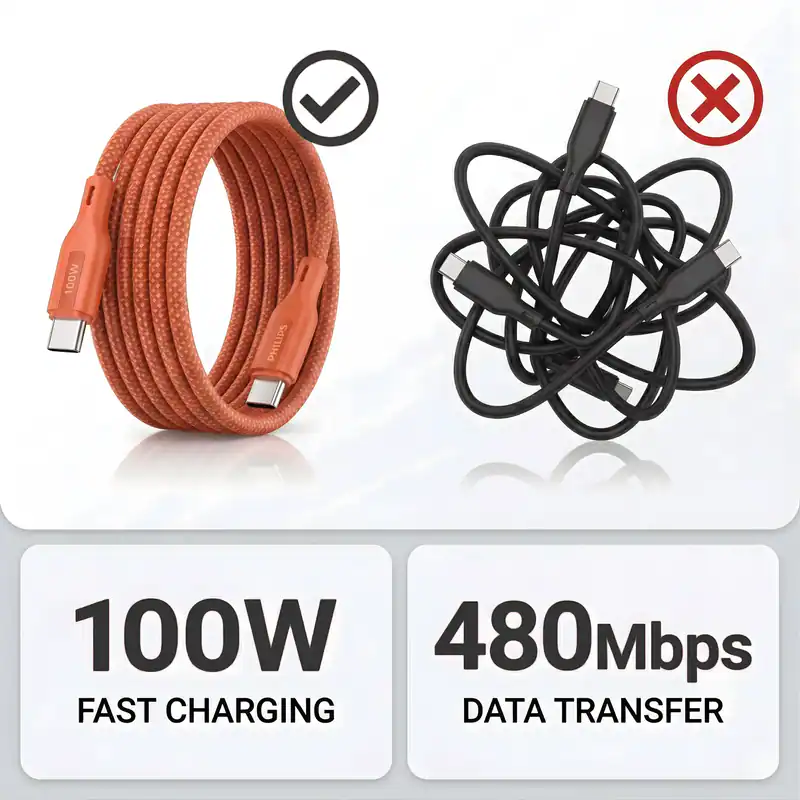 DLC7130CR CtoC 1M 100W MAGNETIC ORANGE5