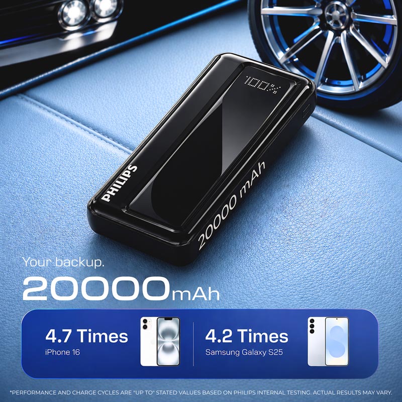 (NEW Redesign) DLP1721NB 20K BLACK Power Bank - 3