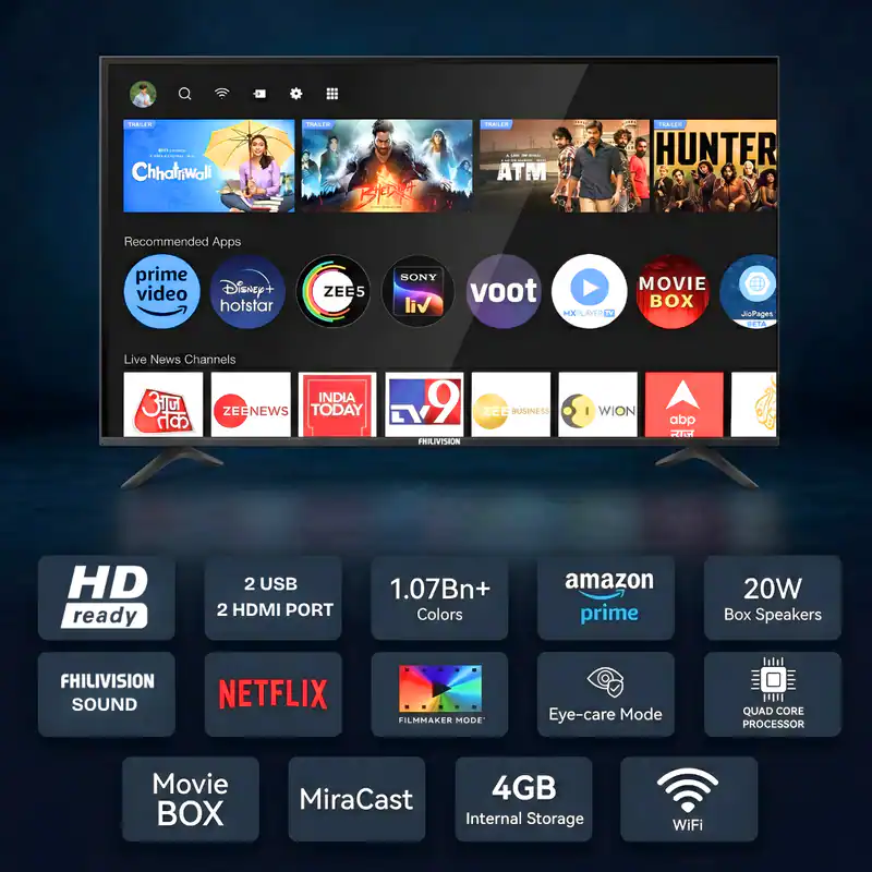 FHILIVISION 32 inch HD READY (HD4FSPRO). (21)