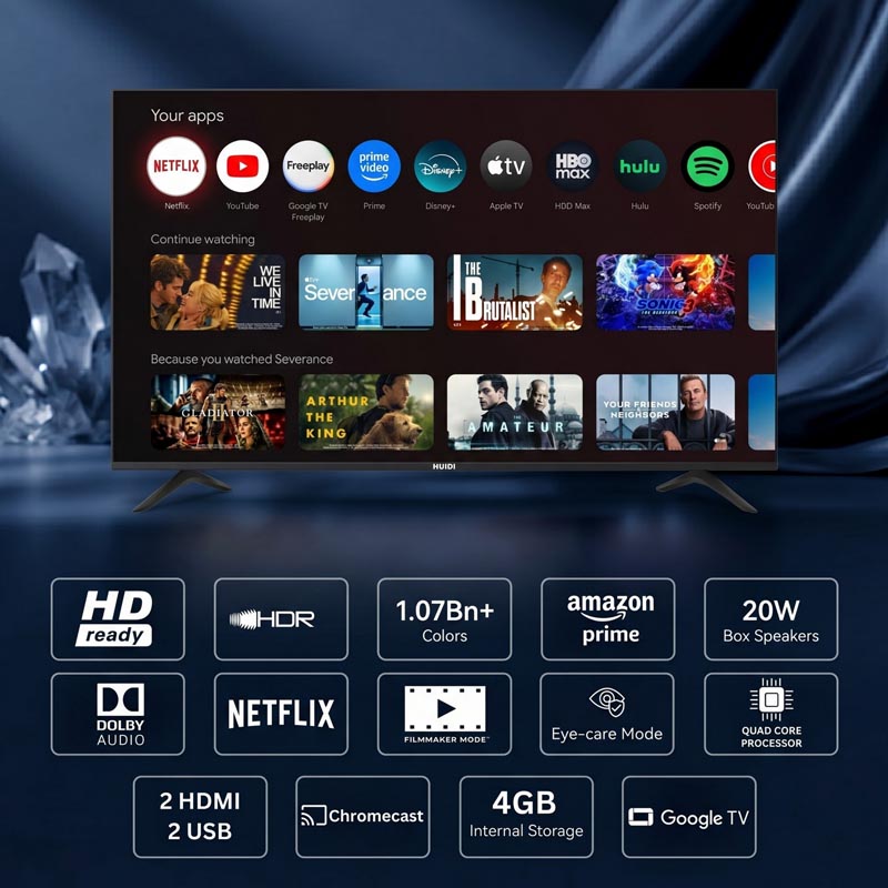 Huidi 32 inch Google TV catalog - 2