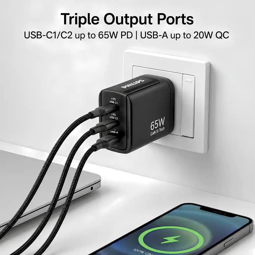 Philips Adapter 65W DLP6331NB (2)