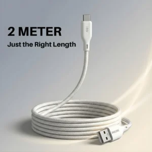 PHILIPS DLC4160AT 18W A to C Data Cable - 2m